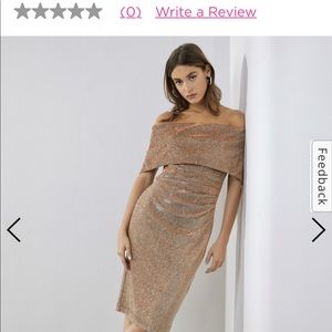 Vince Camuto off shoulder mini dress